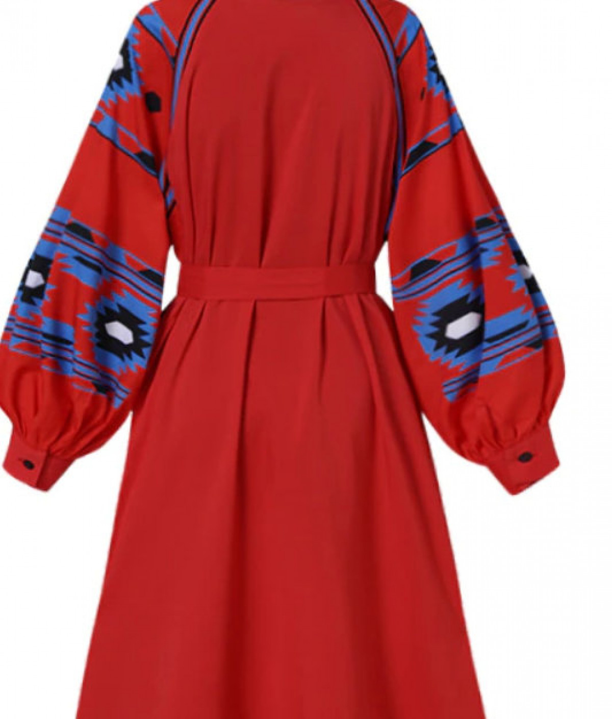 sukienka czerwona  z chwostami
